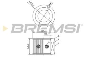  FA2043 - AIR FILTER TOYOTA, VW