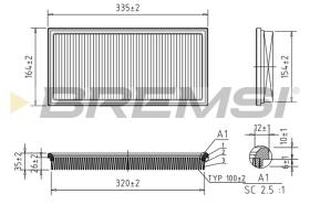  FA2067 - AIR FILTER VOLVO