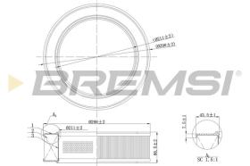  FA2072 - AIR FILTER MERCEDES-BENZ