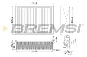  FA2110 - AIR FILTER FORD