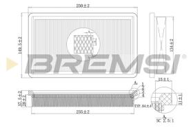  FA2116 - AIR FILTER MAZDA