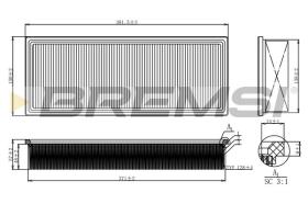  FA2123 - AIR FILTER BMW, ALPINA