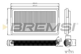  FA2126 - AIR FILTER BMW, ALPINA, INNOCENTI