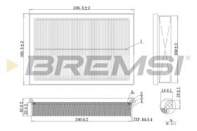  FA2130 - AIR FILTER FORD, MAZDA, HYUNDAI