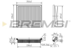  FA2145 - AIR FILTER OPEL