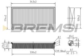  FA2148 - AIR FILTER PEUGEOT, CITROEN