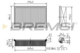  FA2154 - AIR FILTER VW, SEAT, SKODA