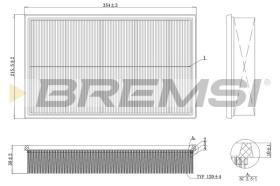  FA2159 - AIR FILTER VOLVO