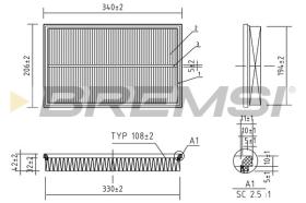  FA2165 - AIR FILTER OPEL