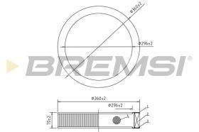  FA2167 - AIR FILTER NISSAN