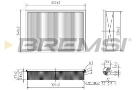  FA2169 - AIR FILTER VOLVO