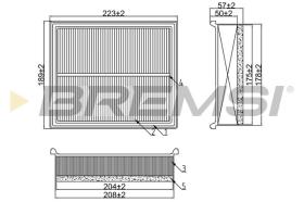  FA2179 - AIR FILTER OPEL