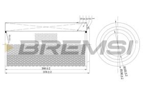  FA2210 - AIR FILTER IVECO, MAN, VOLVO