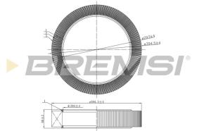  FA2258 - AIR FILTER MERCEDES-BENZ