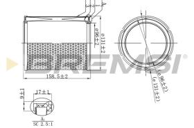  FA2295 - AIR FILTER FIAT, PEUGEOT, CITROEN