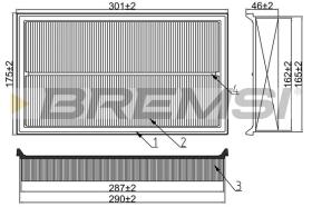  FA2297 - AIR FILTER SAAB