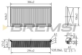  FA2316 - AIR FILTER SAAB