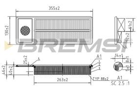  FA2409 - AIR FILTER FIAT, FORD, OPEL, PEUGEOT