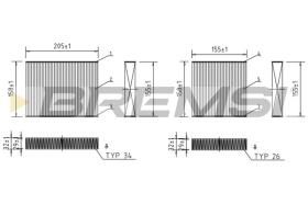  FC0070 - CABIN FILTER PEUGEOT, CITROEN, DS