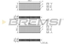  FC0071 - CABIN FILTER OPEL, PEUGEOT, CITROEN