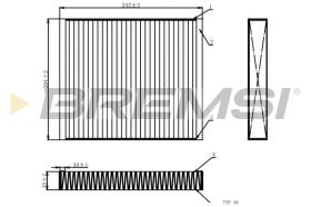  FC0073 - CABIN FILTER OPEL, CHEVROLET, SAAB