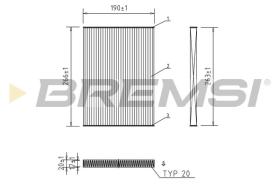  FC0076C - CABIN FILTER NISSAN, SUZUKI