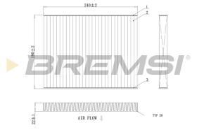  FC0081C - CABIN FILTER FORD