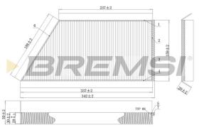  FC0088 - CABIN FILTER PEUGEOT