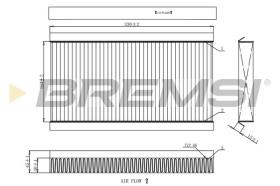  FC0090 - CABIN FILTER FIAT, OPEL, SAAB