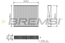  FC0094 - CABIN FILTER FORD