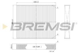  FC0094C - CABIN FILTER FORD