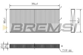  FC0164 - CABIN FILTER MERCEDES-BENZ