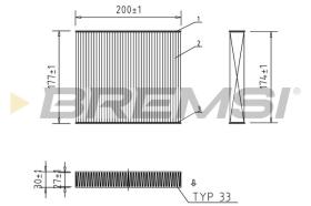  FC0167 - CABIN FILTER FIAT, OPEL, PEUGEOT