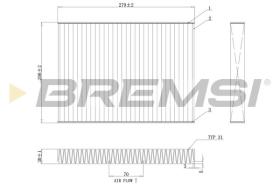  FC0181C - CABIN FILTER VW, AUDI, SKODA