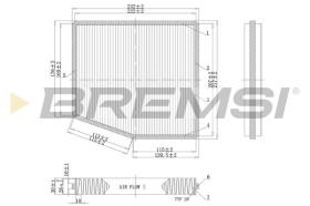  FC0187C - CABIN FILTER FIAT, LANCIA, UAZ