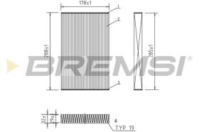  FC0414C - CABIN FILTER OPEL, CITROEN