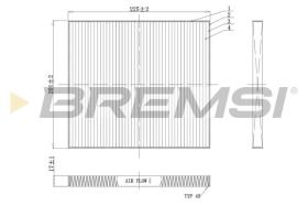  FC0447 - CABIN FILTER KIA, HYUNDAI