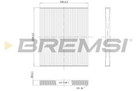  FC0451 - CABIN FILTER KIA, HYUNDAI