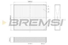  FC0455C - CABIN FILTER BMW, ALPINA