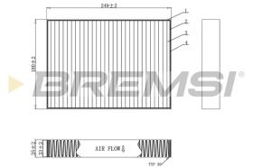  FC0457C - CABIN FILTER RENAULT, NISSAN