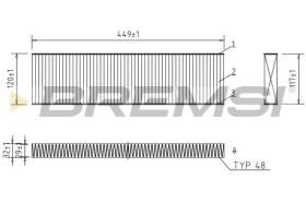  FC0474C - CABIN FILTER MINI