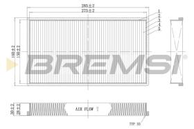  FC0488C - CABIN FILTER FIAT