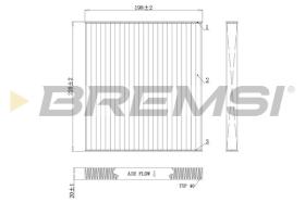  FC0498 - CABIN FILTER TOYOTA