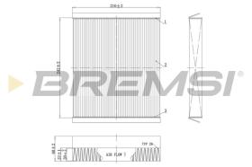  FC0501C - CABIN FILTER OPEL