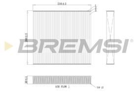  FC0855C - CABIN FILTER FIAT, PEUGEOT, CITROEN