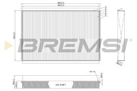  FC0857C - CABIN FILTER MERCEDES-BENZ, VW