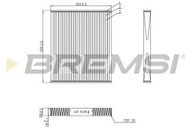  FC0887 - CABIN FILTER NISSAN, SUZUKI