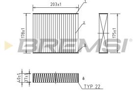  FC0890C - CABIN FILTER SMART, MITSUBISHI