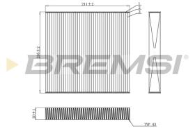  FC0899 - CABIN FILTER HONDA