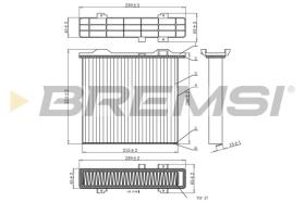  FC0911C - CABIN FILTER MITSUBISHI